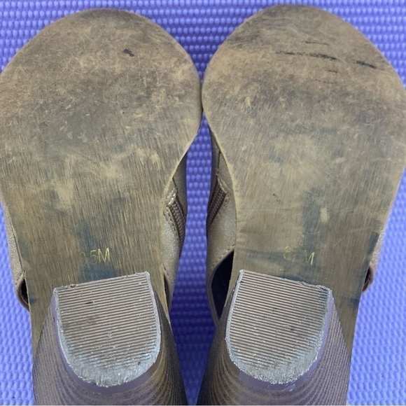 G by Guess Leather Sling Back Booties Size 8.5 - Picture 7 of 8